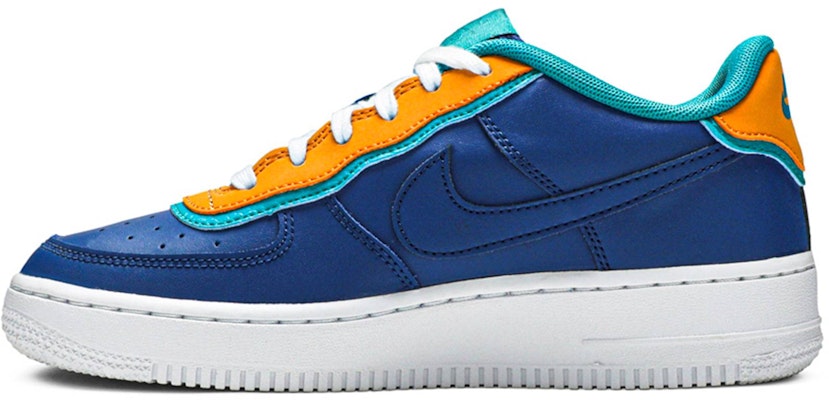 (JR) Nike Air Force 1 Low LV8 'Double Layered - Indigo Force' Sepatu Sneakers BV1084-400 Lookbook (JR) Nike Air Force 1 Low LV8 'Double Layered - Indigo Force' Sepatu Sneakers BV1084-400