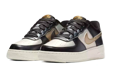 (Youth) Nike Air Force 1 Low LV8 'Metallic Cool Grey' 849345-003