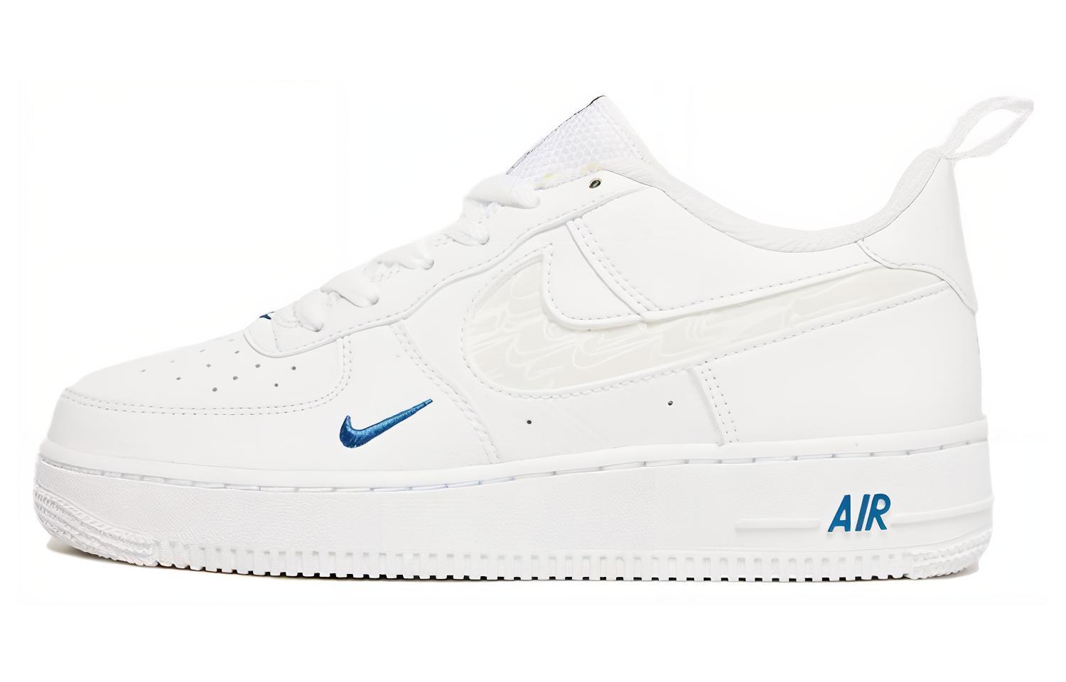 (Youth) Nike Air Force 1 Low LV8 'White Blue' FB8034-100