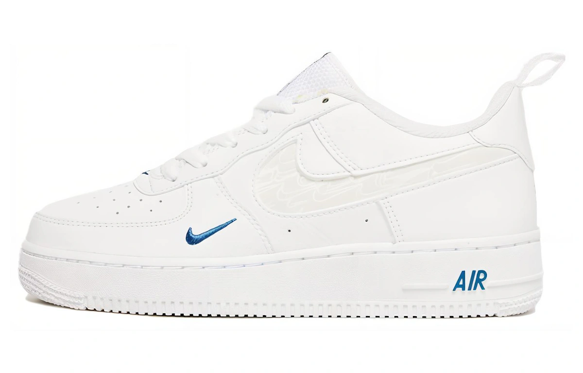 (Youth) Nike Air Force 1 Low LV8 'White Blue' FB8034-100