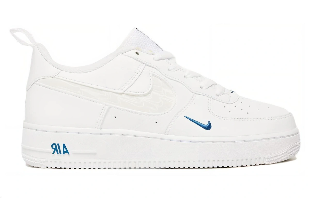 (Youth) Nike Air Force 1 Low LV8 'White Blue' FB8034-100