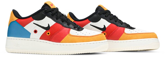 Nike Air Force 1 Low PRM 多彩色 空軍一號 復古休閒 低筒 滑板鞋 GS 藍色 Cheap Nike Air Force 1 Low PRM 多彩色 空軍一號 復古休閒 低筒 滑板鞋 GS 藍色