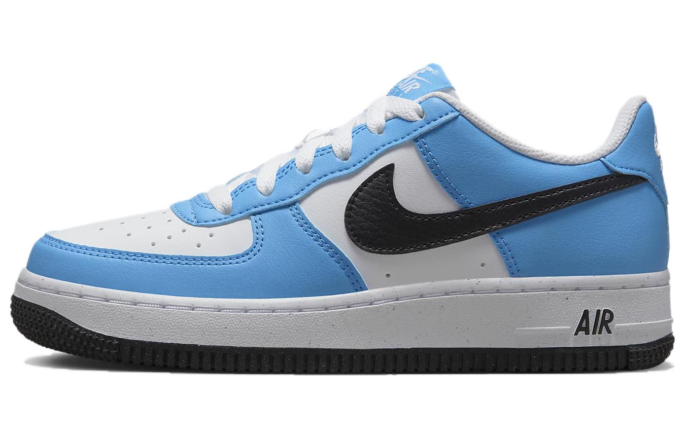 Buy (JR) 나이키 에어포스 1 로우 유니버시티 블루 블랙 FN3810-400