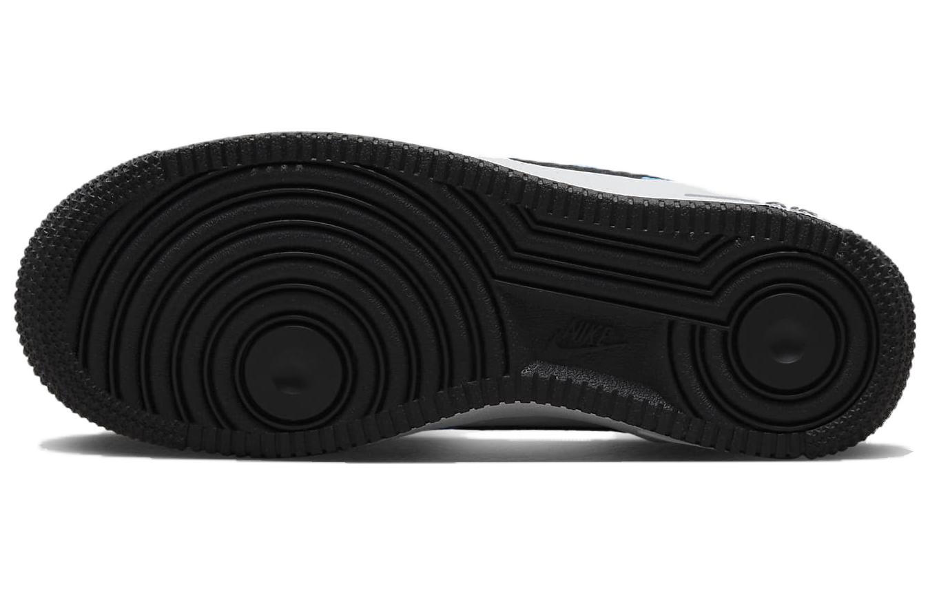 Details for (JR) 나이키 에어포스 1 로우 유니버시티 블루 블랙 FN3810-400