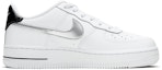 Order (JR) ナイキ エアフォース1 '07 白黒メタリックシルバー CZ4206-100