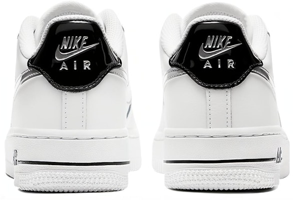 (JR) ナイキ エアフォース1 '07 白黒メタリックシルバー CZ4206-100 Shop (JR) ナイキ エアフォース1 '07 白黒メタリックシルバー CZ4206-100
