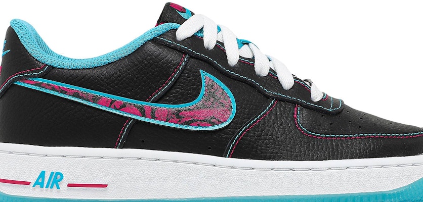 Youth Nike Air Force 1 LV8 1 Miami Nights DD9207 001 DD9207