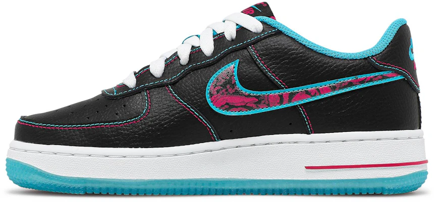 (JR) Nike Air Force 1 LV8 1 'Malam Miami' DD9207-001 Lookbook (JR) Nike Air Force 1 LV8 1 'Malam Miami' DD9207-001
