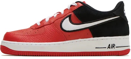 (Youth) Nike Air Force 1 LV8 1 'Mystic Red Black' AV0743-600 (Youth) Nike Air Force 1 LV8 1 'Mystic Red Black' AV0743-600