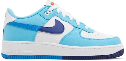 (Youth) Nike Air Force 1 LV8 2 'Split - Light Photo Blue' DZ2660-100 (Youth) Nike Air Force 1 LV8 2 'Split - Light Photo Blue' DZ2660-100