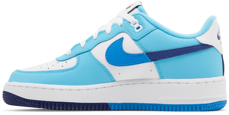 (Youth) Nike Air Force 1 LV8 2 'Split - Light Photo Blue' DZ2660-100 Lookbook (Youth) Nike Air Force 1 LV8 2 'Split - Light Photo Blue' DZ2660-100