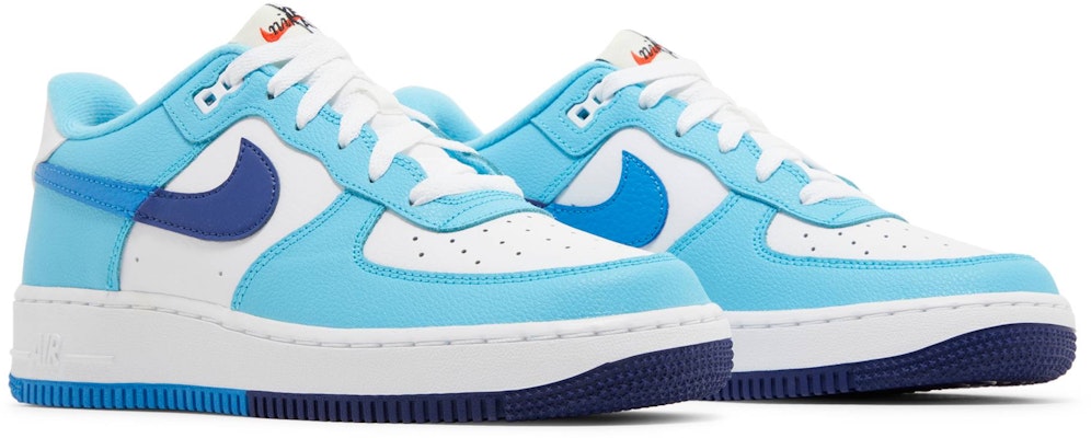 (Youth) Nike Air Force 1 LV8 2 'Split - Light Photo Blue' DZ2660-100 Cheap (Youth) Nike Air Force 1 LV8 2 'Split - Light Photo Blue' DZ2660-100