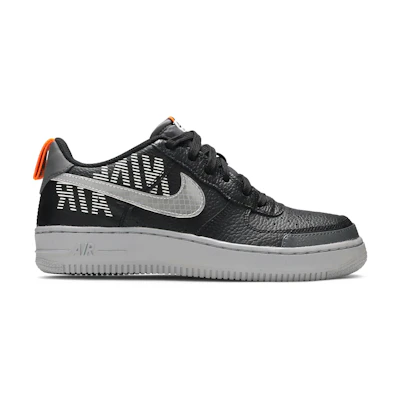 (Youth) Nike Air Force 1 LV8 2 'Under Construction - Black'
