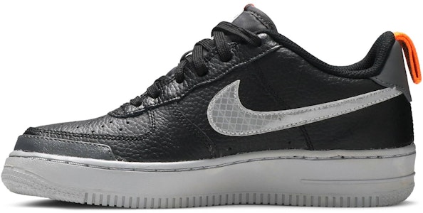 Nike Air Force 1 Low LV8 2 低筒 球鞋 GS 黑灰 Lookbook Nike Air Force 1 Low LV8 2 低筒 球鞋 GS 黑灰