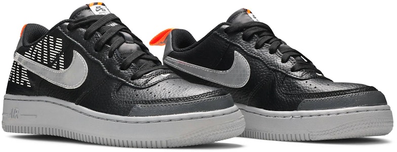 Nike Air Force 1 Low LV8 2 低筒 球鞋 GS 黑灰 Cheap Nike Air Force 1 Low LV8 2 低筒 球鞋 GS 黑灰