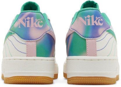 Nike Air Force 1 Low 耐磨通風 低筒 板鞋 男女同款 白綠 Details for Nike Air Force 1 Low 耐磨通風 低筒 板鞋 男女同款 白綠