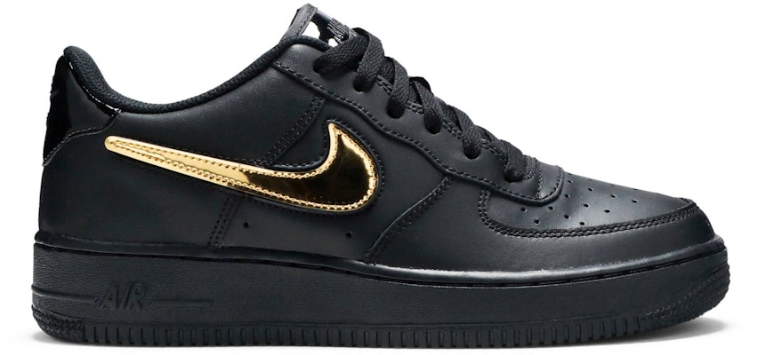 Buy Youth Nike Air Force 1 LV8 3 Removable Swoosh Black AR7446 001 Novelship