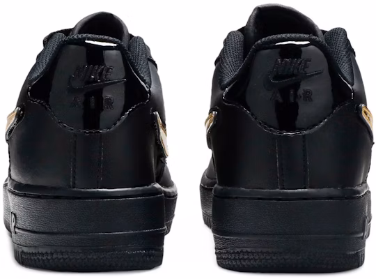 Nike air force 2025 1 black removable swoosh