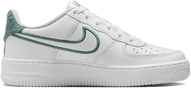 耐吉空军一号低帮 "度假与运动" 防滑低帮板鞋 GS 白绿色 Order 耐吉空军一号低帮 "度假与运动" 防滑低帮板鞋 GS 白绿色