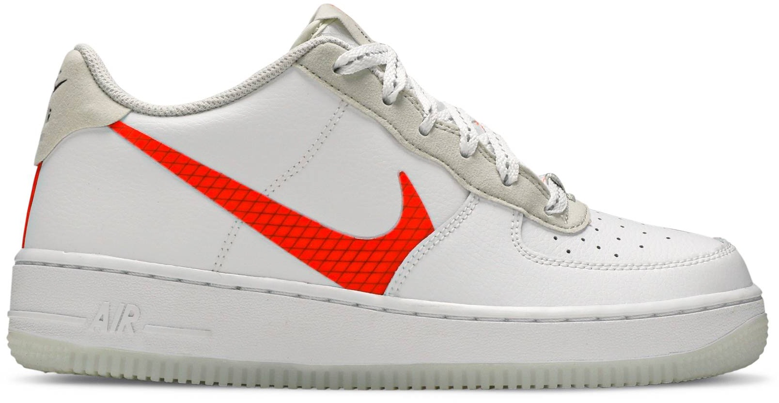 Nike air force 2024 white total orange