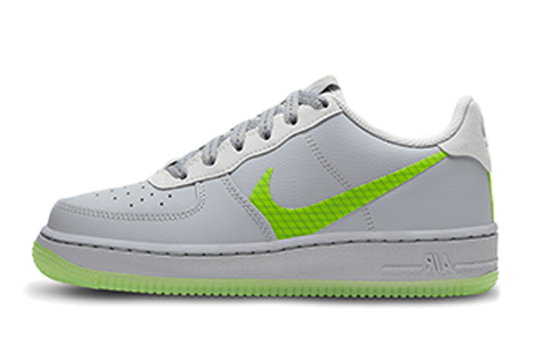 (Youth) Nike Air Force 1 LV8 3 'Wolf Grey Ghost Green' CD7409-002