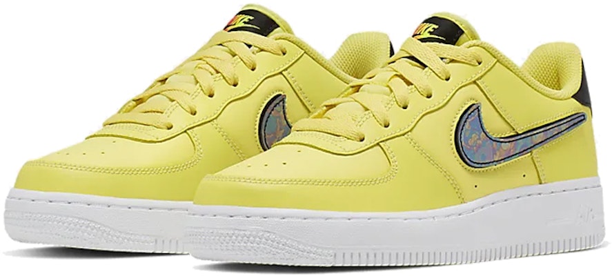 耐吉 Air Force 1 Low LV8 3 换钩 低筒 板鞋 GS 嫩黃 Lookbook 耐吉 Air Force 1 Low LV8 3 换钩 低筒 板鞋 GS 嫩黃