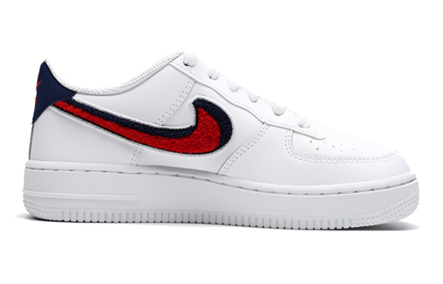 Order (Youth) Nike Air Force 1 LV8 'Chenille Swoosh' AO3620-101