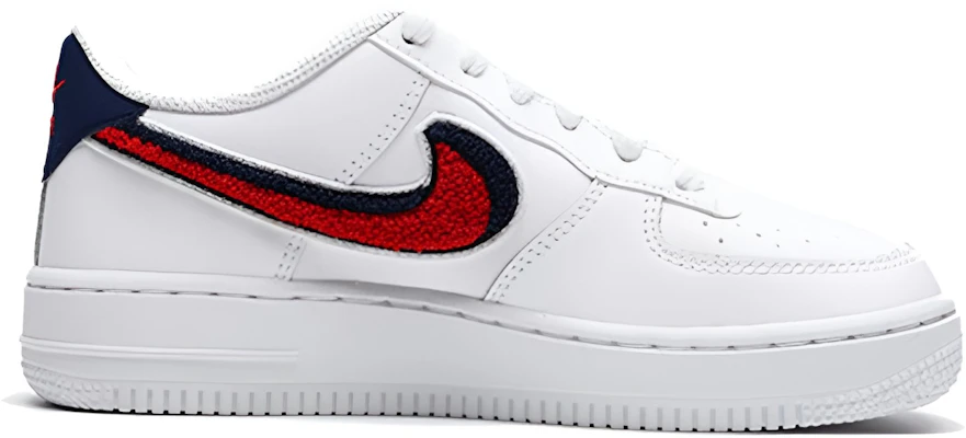 (Youth) Nike Air Force 1 LV8 'Chenille Swoosh' AO3620-101 Order (Youth) Nike Air Force 1 LV8 'Chenille Swoosh' AO3620-101