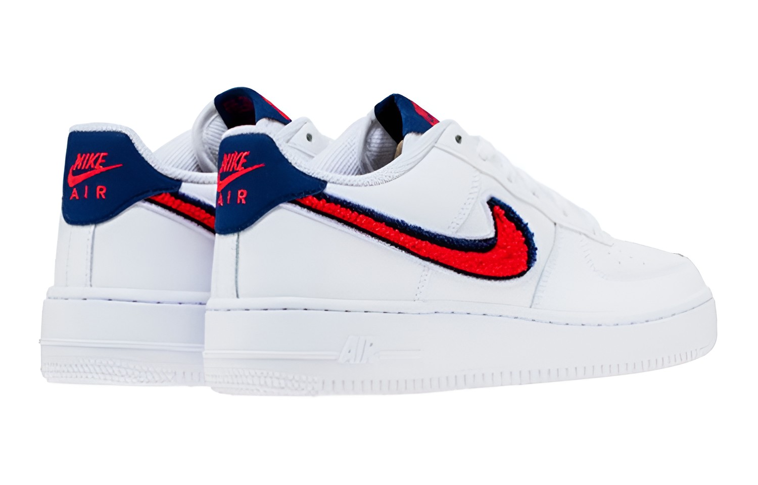 Lookbook (Youth) Nike Air Force 1 LV8 'Chenille Swoosh' AO3620-101