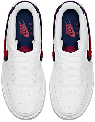 (Youth) Nike Air Force 1 LV8 'Chenille Swoosh' AO3620-101 Purchase (Youth) Nike Air Force 1 LV8 'Chenille Swoosh' AO3620-101