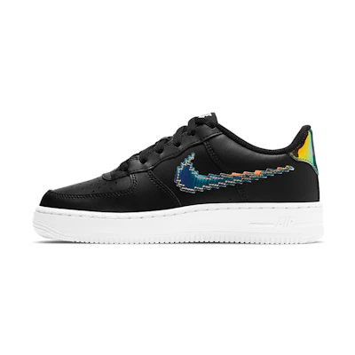 (Youth) Nike Air Force 1 LV8 'Digital Swoosh - Black'