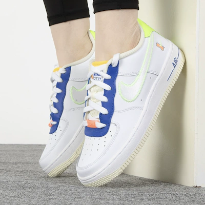 (Youth) Nike Air Force 1 LV8 'Player One - Ghost Green' FB1393-111