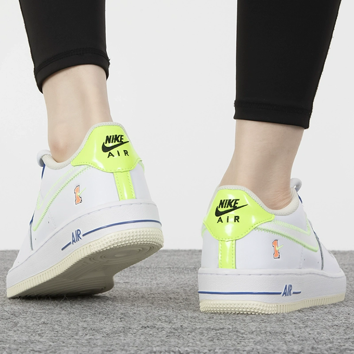 (Youth) Nike Air Force 1 LV8 'Player One - Ghost Green' FB1393-111
