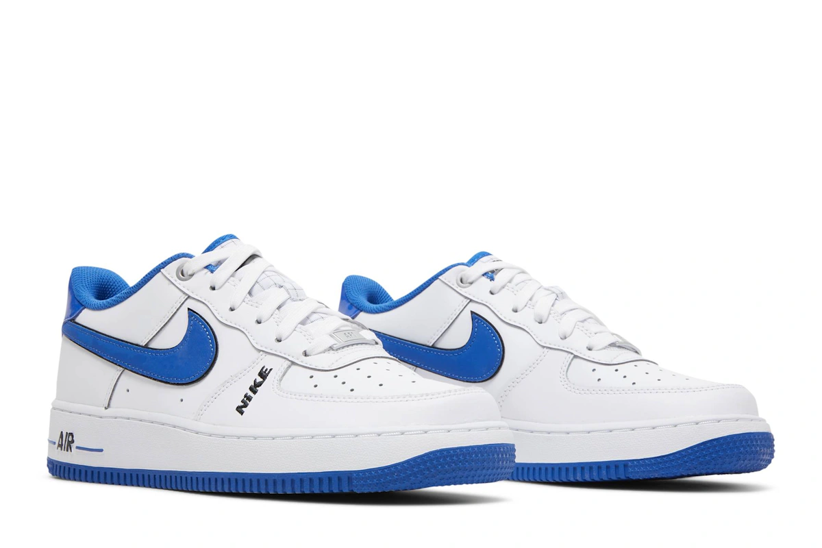 (Youth) Nike Air Force 1 LV8 'White Game Royal' DO3809-100