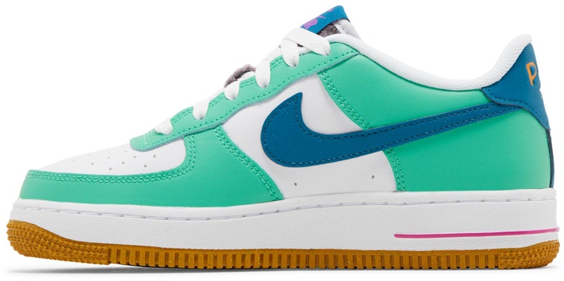 大童 Nike Air Force 1 LV8 BG 防滑減震 兒童休閒鞋 綠 Lookbook 大童 Nike Air Force 1 LV8 BG 防滑減震 兒童休閒鞋 綠