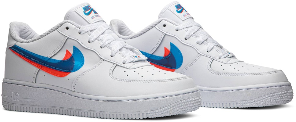 Youth Nike Air Force 1 LV8 KSA 3D Glasses BV2551 100 BV2551