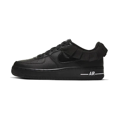 (Youth) Nike Air Force 1 LV8 Ruffle 'Black'