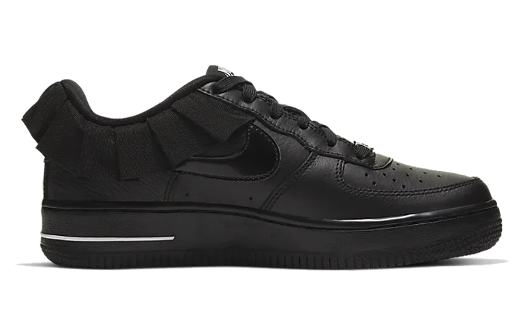 Order (JR) Nike Air Force 1 LV8 Ruffle 'Negro'. CI2302-001