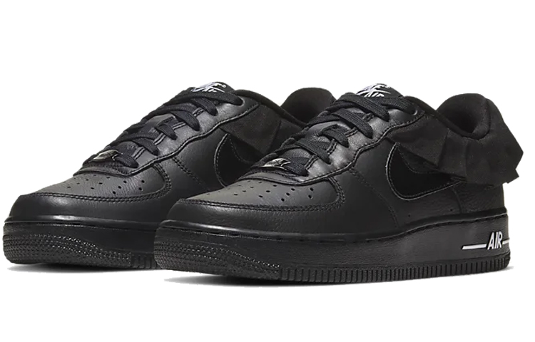 Lookbook (JR) Nike Air Force 1 LV8 Ruffle 'Negro'. CI2302-001