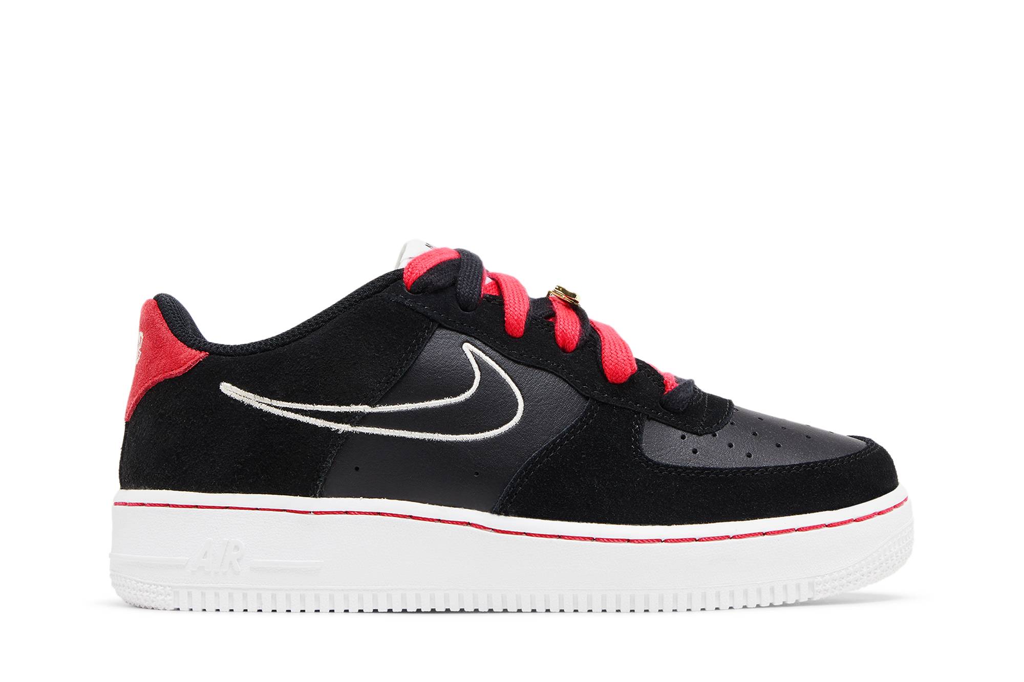 Buy (JR) 耐克空军一号LV8 S50 '黑红' DB1561-001
