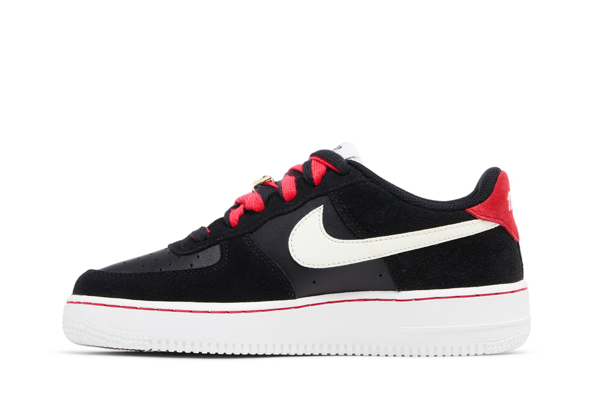 Lookbook (JR) 耐克空军一号LV8 S50 '黑红' DB1561-001