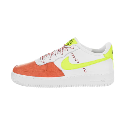 (Youth) Nike Air Force 1 LV8 SPRB 'White Volt Orange'