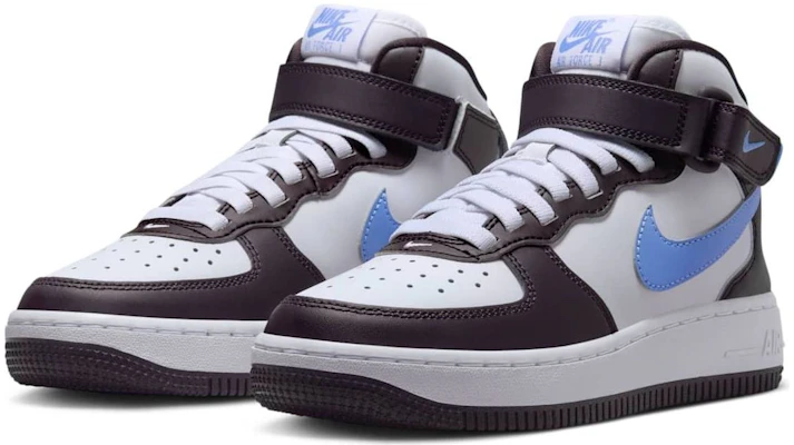 (JR) 耐克Air Force 1 Mid EasyOn“酒红烟灰白皇家蓝” FN1193-600 Lookbook (JR) 耐克Air Force 1 Mid EasyOn“酒红烟灰白皇家蓝” FN1193-600