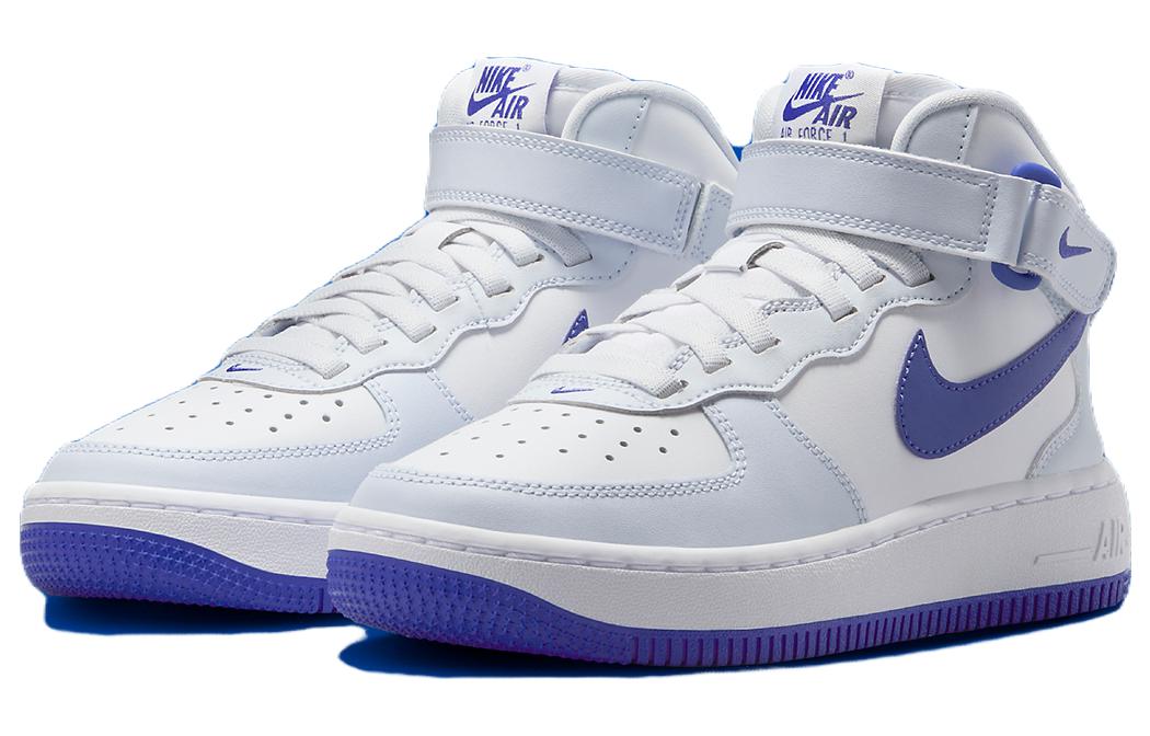 Lookbook (JR) Nike Air Force 1 Mid EasyOn SE 'Gris Fútbol Violeta Persa' FN1193-001