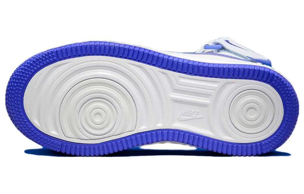 Details for (JR) Nike Air Force 1 Mid EasyOn SE 'Gris Fútbol Violeta Persa' FN1193-001