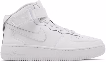 (Youth) Nike Air Force 1 Mid EasyOn SE 'Triple White' FN1193-111 (Youth) Nike Air Force 1 Mid EasyOn SE 'Triple White' FN1193-111