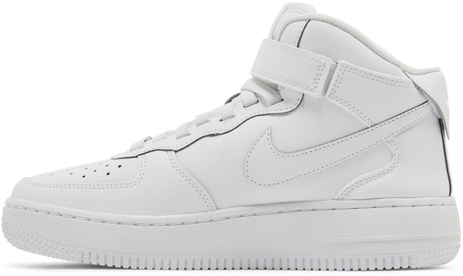 (Youth) Nike Air Force 1 Mid EasyOn SE 'Triple White' FN1193-111 Lookbook (Youth) Nike Air Force 1 Mid EasyOn SE 'Triple White' FN1193-111