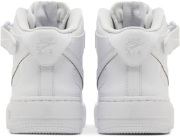 大童 Nike Air Force 1 Mid 舒適百搭 減震耐磨 高幫 兒童板鞋 白色 Details for 大童 Nike Air Force 1 Mid 舒適百搭 減震耐磨 高幫 兒童板鞋 白色