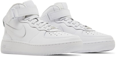 大童 Nike Air Force 1 Mid 舒適百搭 減震耐磨 高幫 兒童板鞋 白色 Cheap 大童 Nike Air Force 1 Mid 舒適百搭 減震耐磨 高幫 兒童板鞋 白色