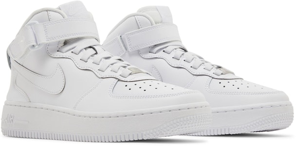 (JR) 耐克 Air Force 1 中帮EasyOn SE '纯白' FN1193-111 Cheap (JR) 耐克 Air Force 1 中帮EasyOn SE '纯白' FN1193-111